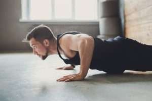 biceps pushups